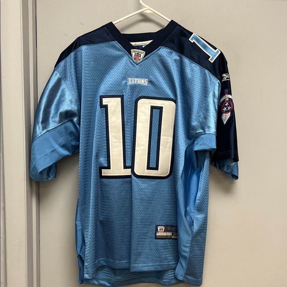 Jake Locker #10 Tennessee Titans Reebok On Field Jersey Men’s Size 50